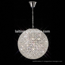 Beautiful crystal ball lighting easy setting fixture